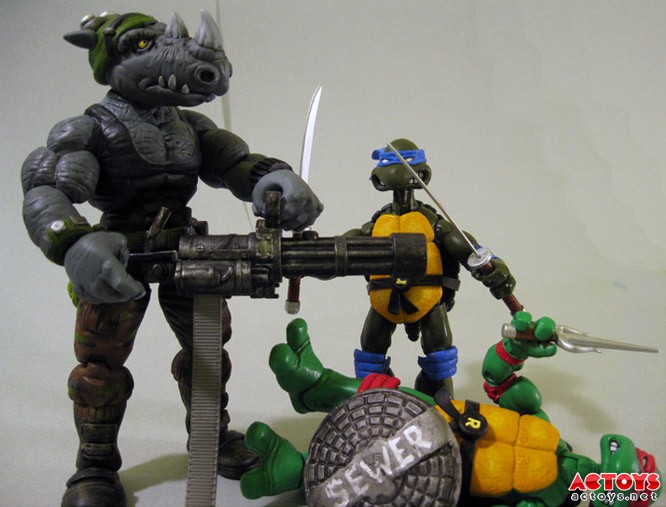 忍者神龟,模型玩具,NECA,Ray,DIY
