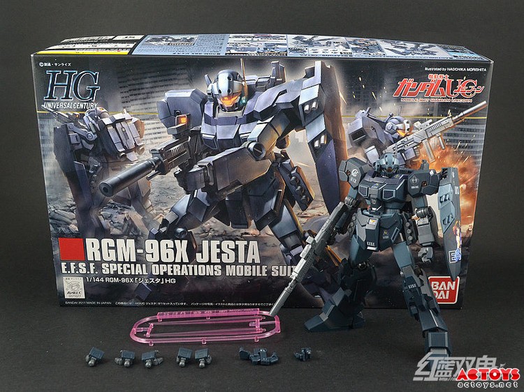 少尉,模型,特种部队,HGUC120 RGM-96X,杰斯塔,Bandai,红蓝双鬼,高达,AC模玩网,Jesta,HGUC