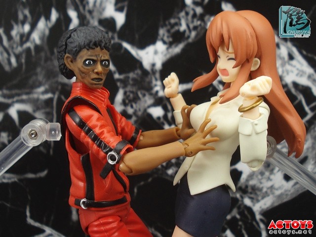【FIGMA】迈克尔.杰克逊/Michael Jackson 颤栗ver.（少女大战僵尸？） - 月饼侠 - 星酷乐——鹤屋通贩