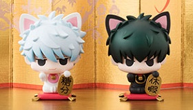 MegaHouse 银魂 坂田银时 & 土方十四郎 招财猫