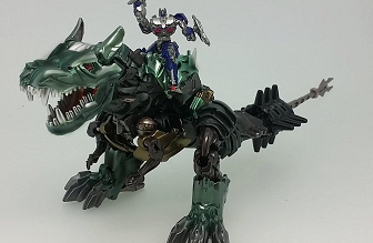 TAKARATOMY 《变形金刚4：绝迹重生》 钢锁X擎天柱