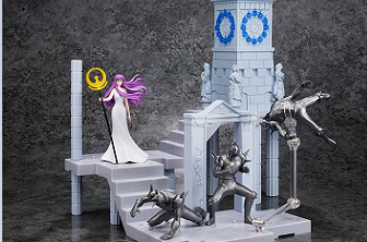 BANDAI D.D.PANORAMATION SERIES 《圣斗士星矢》 黃金12宫扩张套装 圣域之火钟楼 女神雅典娜与士兵 