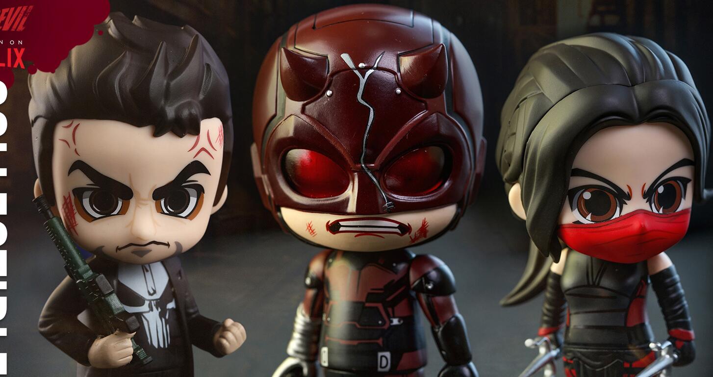 Hot Toys Q版《夜魔侠》COSBABY (S) 迷你珍藏人偶套装