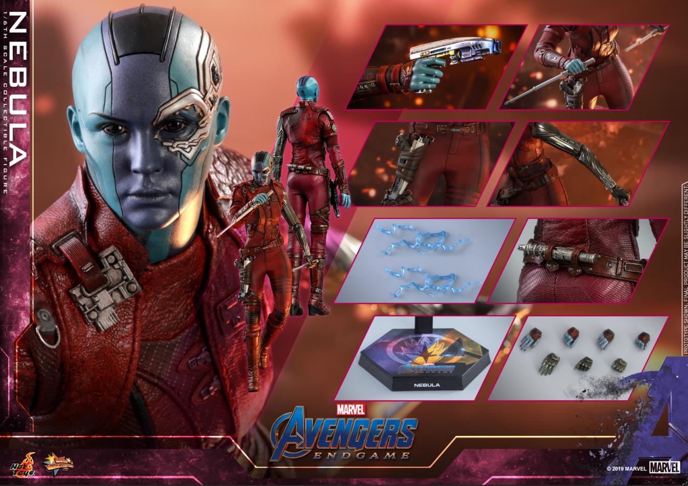 Hot Toys 发布第二浪《复仇者联盟4：终局之战》─ 星云1:6比例珍藏人偶