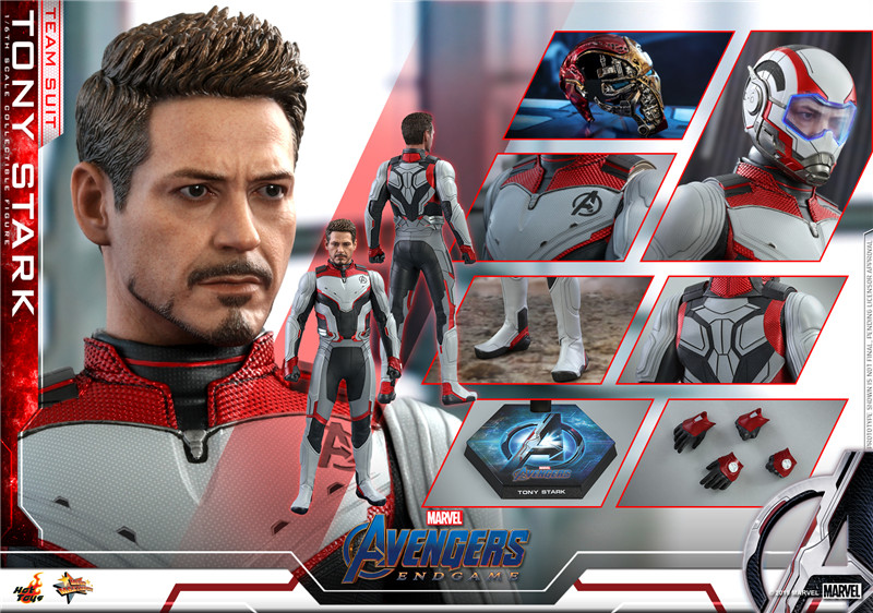 Hot Toys《复仇者联盟4: 终局之战》托尼•斯塔克 (复仇者团队服装) 1:6比例珍藏人偶