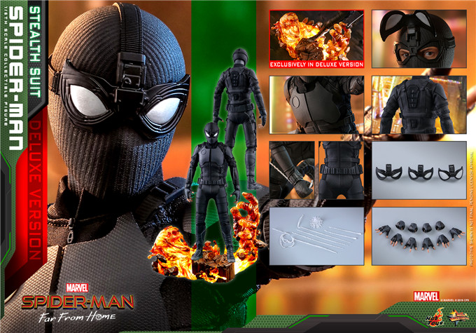 Hot Toys推出《蜘蛛侠: 英雄远征》蜘蛛侠 (潜行战衣版) 1:6比例珍藏人偶