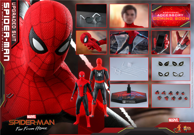 Hot Toys推出《蜘蛛侠: 英雄远征》蜘蛛侠 (升级战衣版) 1:6比例珍藏人偶