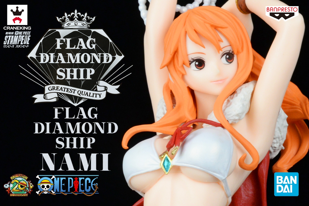 眼镜厂 海贼王 剧场版 STAMPEDE FLAG DIAMOND SHIP 娜美